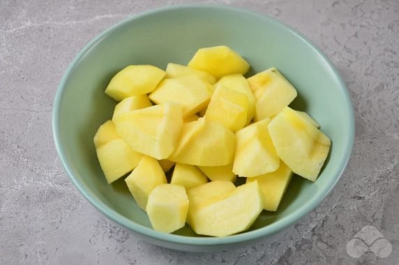 Apple curd with cinnamon: photo of recipe preparation, step 1