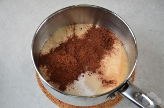 Vegan chocolate cream: photo of recipe preparation, step 2