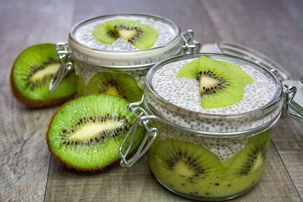 Kiwi mousse with chia – a simple and delicious recipe, how to cook step by step