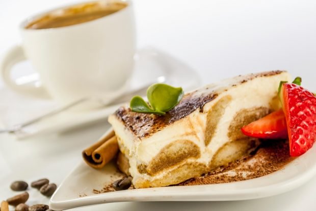 Tiramisu with gelatin – a simple and delicious recipe, how to cook step by step