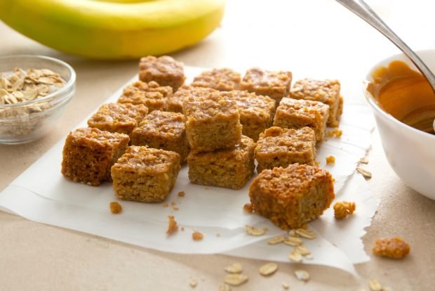 Banana and apple bars – a simple and delicious recipe, how to cook step by step