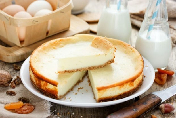 Mascarpone cheesecake is a simple and delicious recipe, how to cook step by step