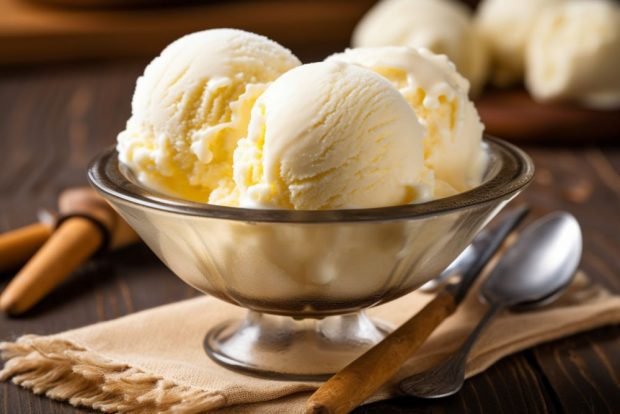 Egg ice cream is a simple and delicious recipe, how to cook step by step