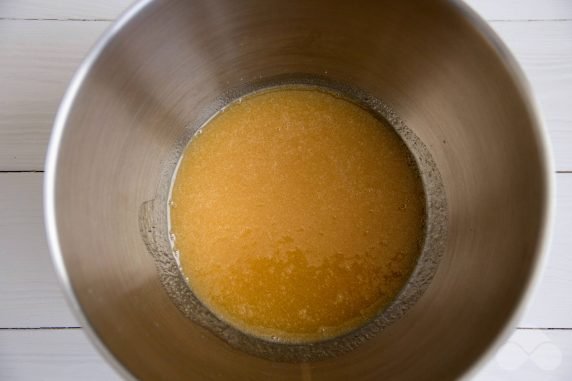 Marshmallow on gelatin : photo of recipe preparation, step 3