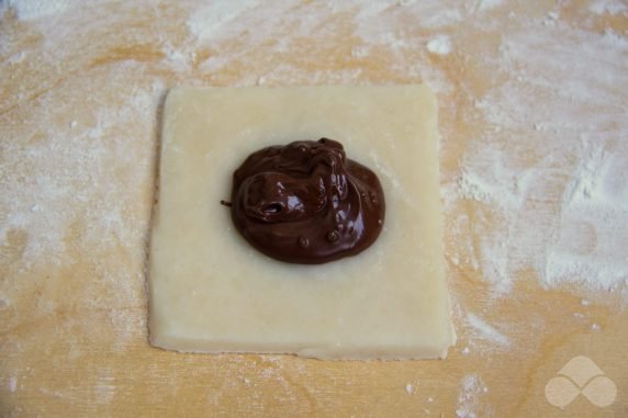 Mochi in a frying pan: photo of recipe preparation, step 6