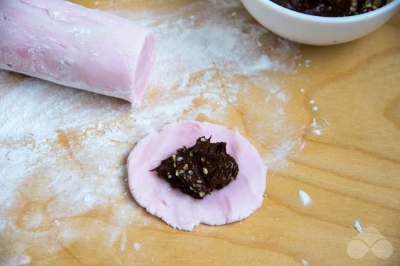 Mochi at home: photo of recipe preparation, step 4