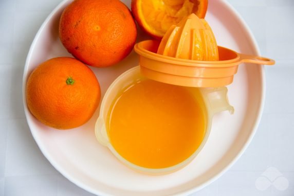 Tangerine ice cream: photo of recipe preparation, step 1 Tangerine ice cream: photo of recipe preparation, step 1