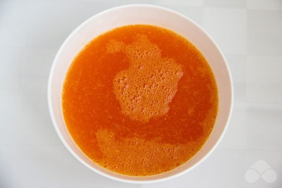 Tangerine ice cream: photo of recipe preparation, step 3 Tangerine ice cream: photo of recipe preparation, step 3