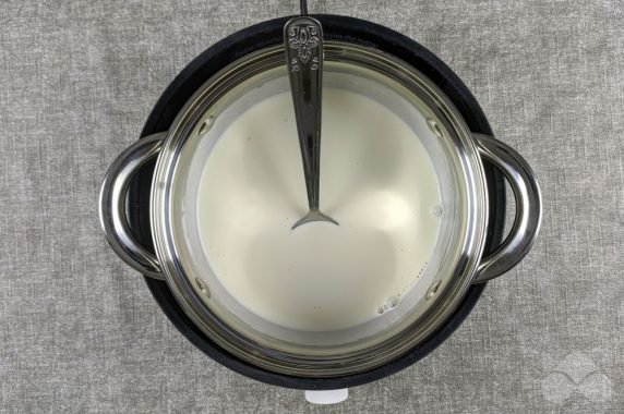Panna cotta without sugar: photo of recipe preparation, step 5 Panna cotta without sugar: photo of recipe preparation, step 5