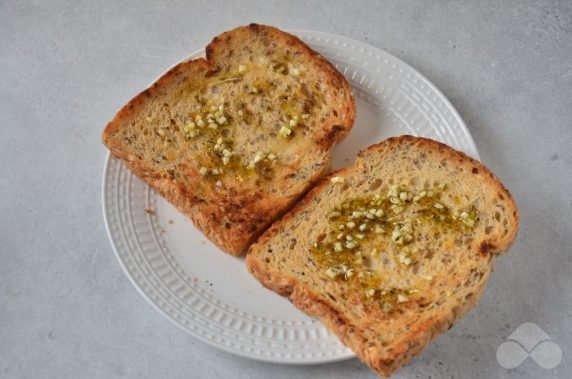 Sandwiches with herbs and jamon: photo of recipe preparation, step 2