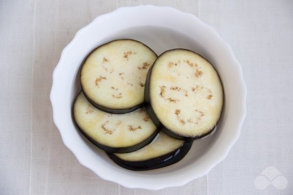 Eggplant and hummus appetizer: photo of recipe preparation, step 1