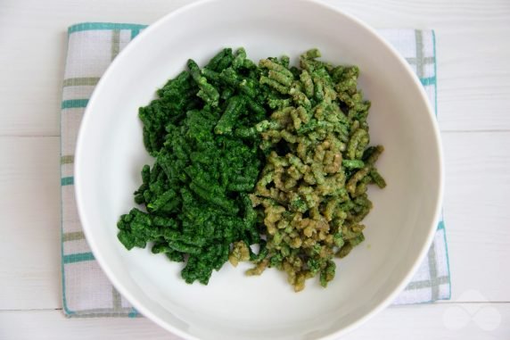 Georgian pkhali with greens: photo of recipe preparation, step 3