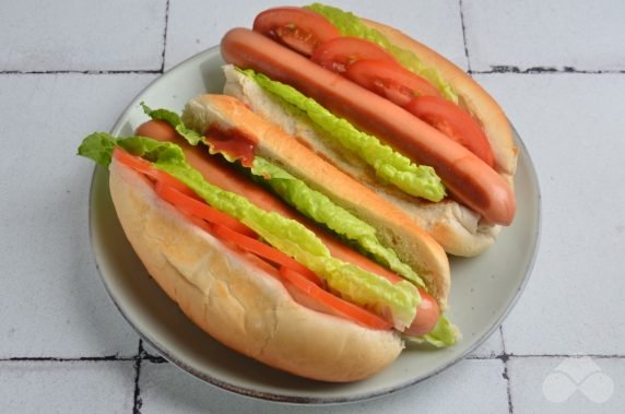 The most delicious hot dog for a picnic : photo of recipe preparation, step 4