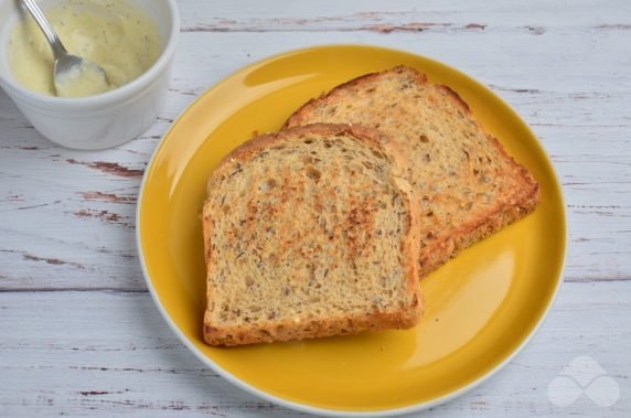 Vegetarian spinach sandwiches: photo of recipe preparation, step 1