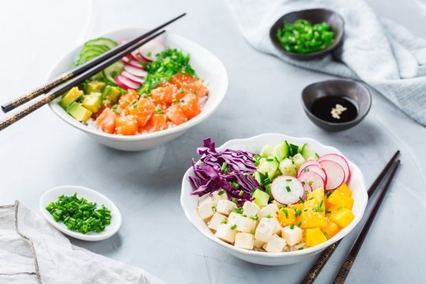 Poke with tofu – a simple and delicious recipe, how to cook step by step