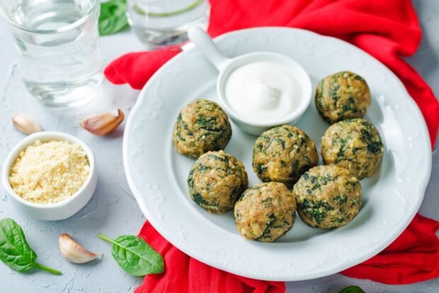 Cheese balls with spinach – a simple and delicious recipe, how to cook step by step