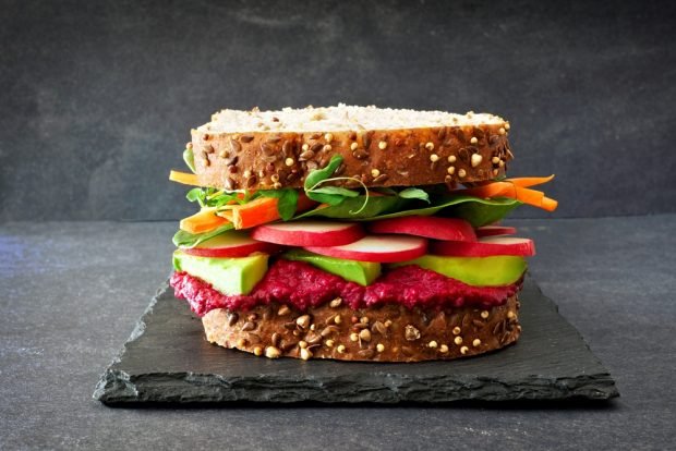 Sandwich with vegetables – a simple and delicious recipe, how to cook step by step