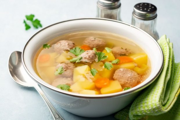 Minced pork meatball soup is a simple and delicious recipe, how to cook step by step