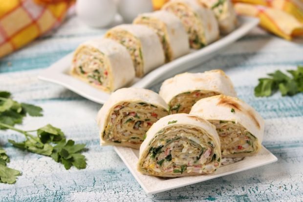 Lavash roll is a simple and delicious recipe, how to cook step by step