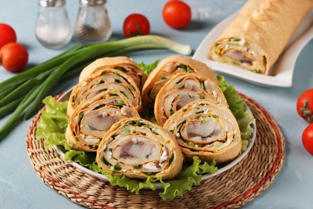 Lavash roll with herring – a simple and delicious recipe, how to cook step by step