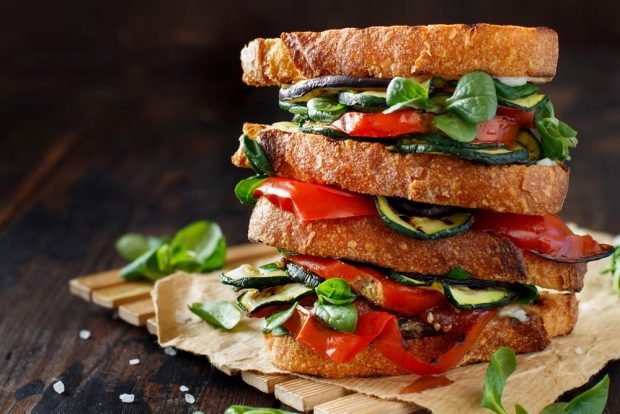 Sandwiches with vegetables – a simple and delicious recipe, how to cook step by step