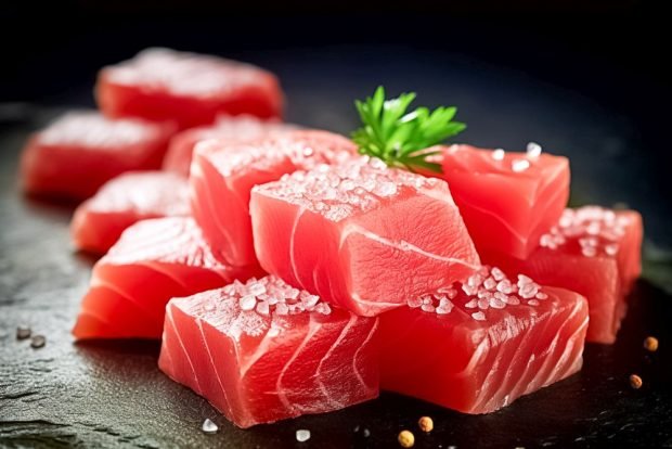 Tuna sashimi is a simple and delicious recipe, how to cook step by step