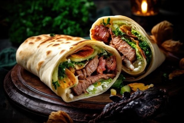 Turkish shawarma is a simple and delicious recipe, how to cook step by step