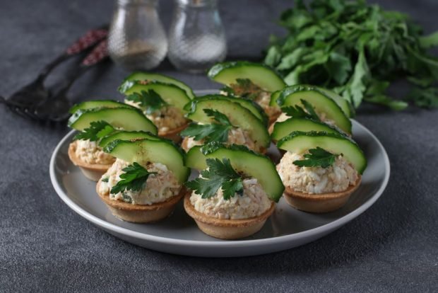 Tartlets with cod liver – a simple and delicious recipe, how to cook step by step