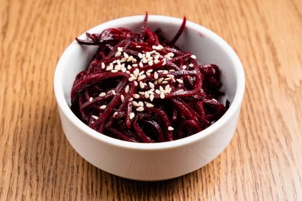 Beetroot in Korean – a simple and delicious recipe, how to cook step by step