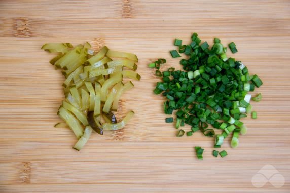 PP vinaigrette: photo of recipe preparation, step 3