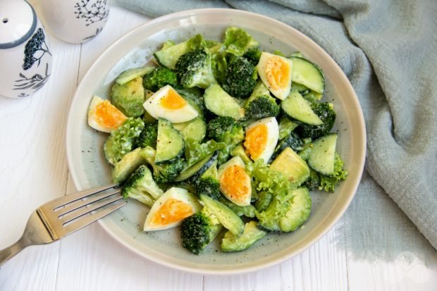 Cucumber and avocado salad with egg – a simple and delicious recipe with photos (step by step)