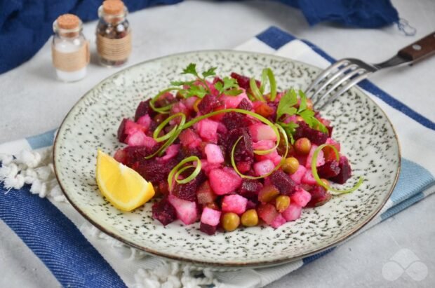 Vinaigrette with lemon dressing – a simple and delicious recipe with photos (step by step)