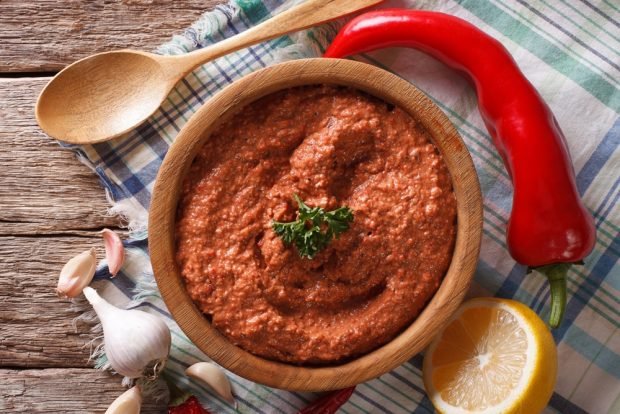 Muhammara with hot pepper is a simple and delicious recipe, how to cook step by step