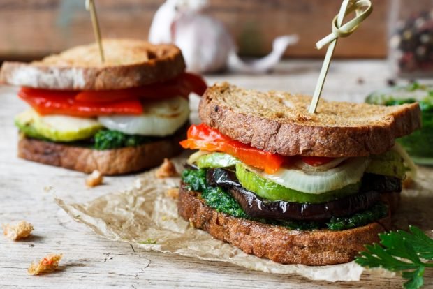 Grilled vegetable sandwiches – a simple and delicious recipe, how to cook step by step