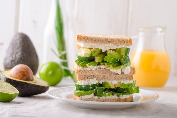 PP avocado sandwiches for breakfast – a simple and delicious recipe, how to cook step by step