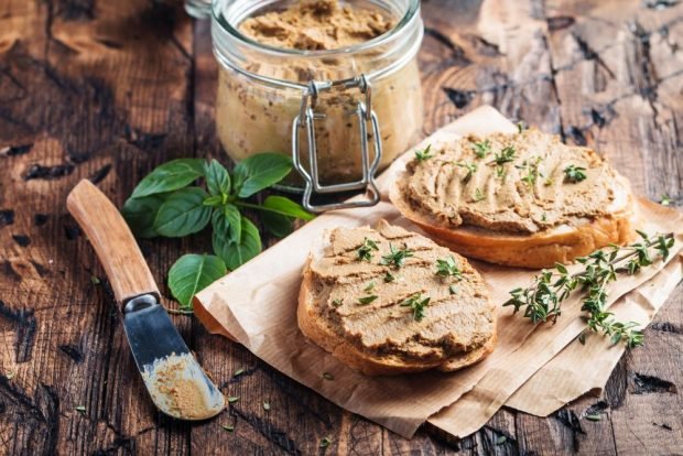 Chicken liver pate with cognac – a simple and delicious recipe, how to cook step by step