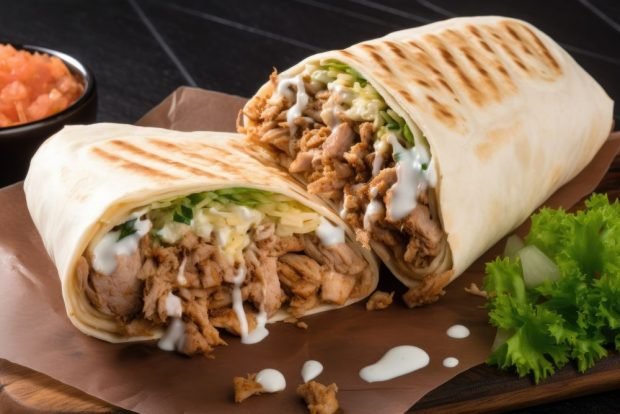 Shawarma in Arabic is a simple and delicious recipe, how to cook step by step