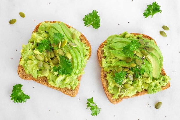 Avocado sandwich is a simple and delicious recipe how to cook step by step