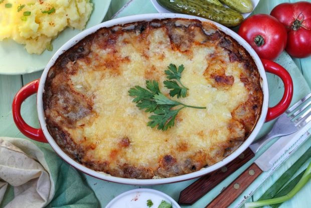 Classic julienne with mushrooms