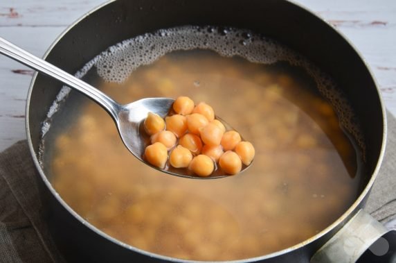 Classic chickpea hummus: photo of recipe preparation, step 1