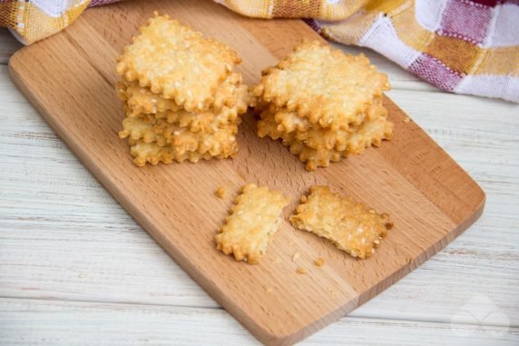 Cheese crackers: photo of recipe preparation, step 4