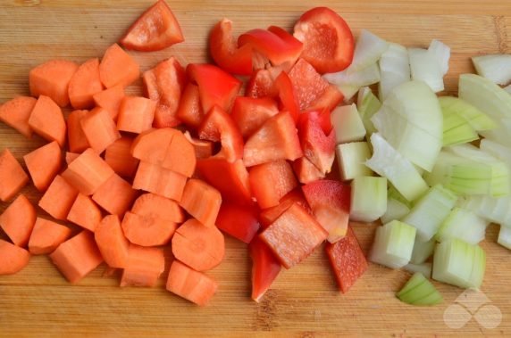 Chicken fillet Pate with vegetables: photo of recipe preparation, step 2 Chicken fillet Pate with vegetables: photo of recipe preparation, step 2