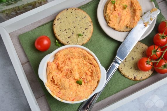 Chicken fillet Pate with vegetables: photo of recipe preparation, step 4 Chicken fillet Pate with vegetables: photo of recipe preparation, step 4