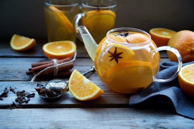 Orange and cinnamon tea is a simple and delicious recipe, how to cook step by step