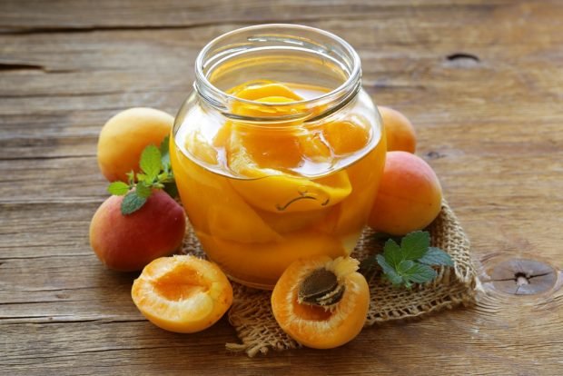 Apricot compote with citric acid is a simple and delicious recipe, how to cook step by step