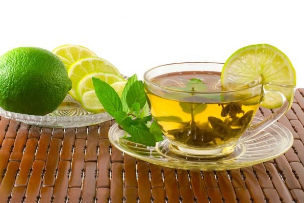 Mint and lime tea is a simple and delicious recipe, how to cook step by step