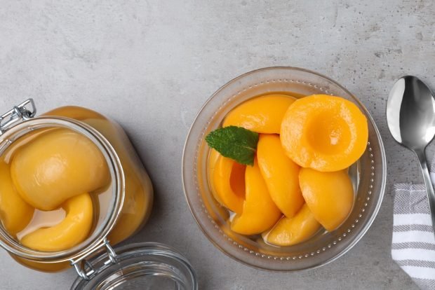 Peach compote with mint – a simple and delicious recipe, how to cook step by step