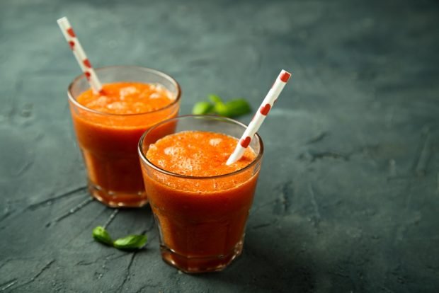 Tomato smoothie – a simple and delicious recipe, how to cook step by step