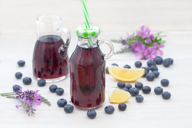 Blueberry juice – a simple and delicious recipe, how to cook step by step