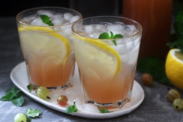 Gooseberry mojito with lemon – a simple and delicious recipe, how to cook step by step